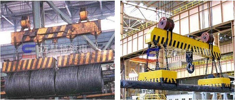 MW12系列、MW15系列吊運(yùn)捆扎螺紋鋼、圓鋼用起重電磁鐵
